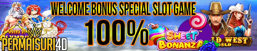 WELCOME BONUS 100%  SPECIAL SLOT GAMES